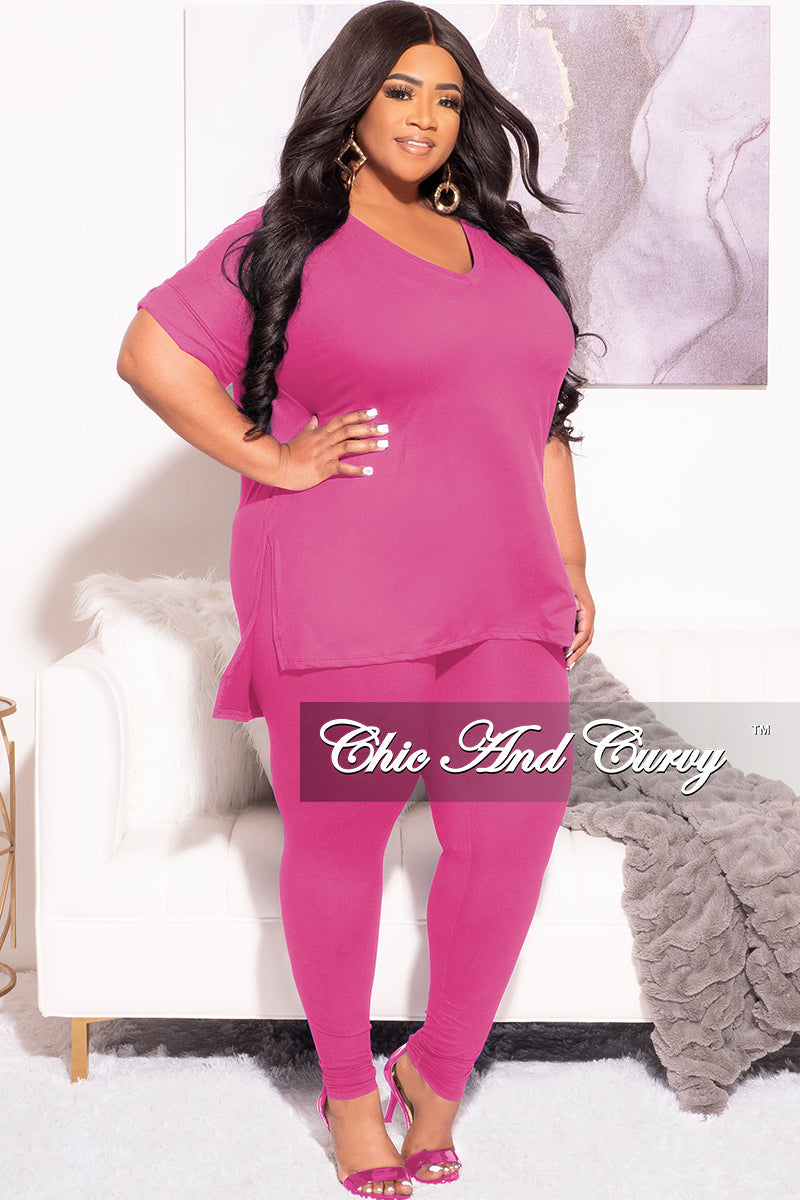 Buy Fuschia Pink Leggings for Women by AVAASA MIX N' MATCH Online | Ajio.com